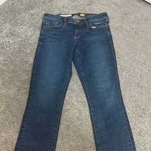 Pilcro and the Letterpress Blue Straight Leg Jeans